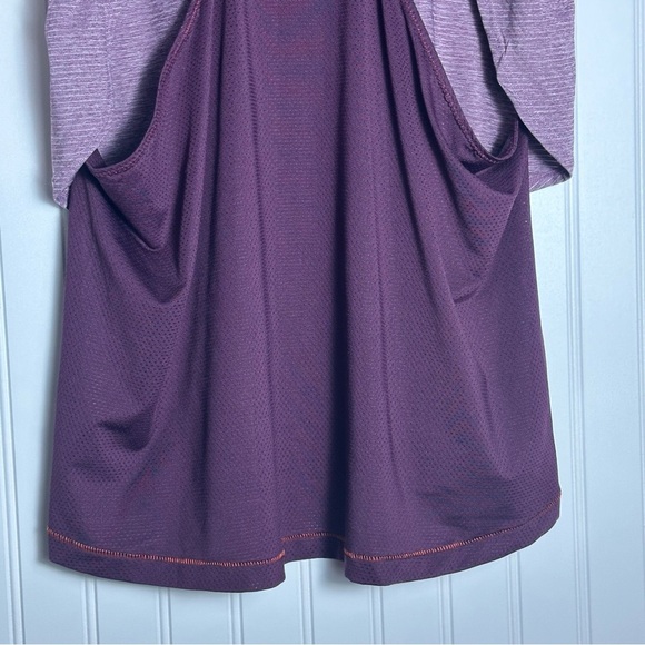 Sleeveless Purple Women's Bolivia Vista Tank Top by Janji, Breathable Running M - Picture 6 of 8